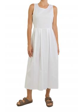 Vestito in cotone con zip e fiocco sul retro "Kelly"